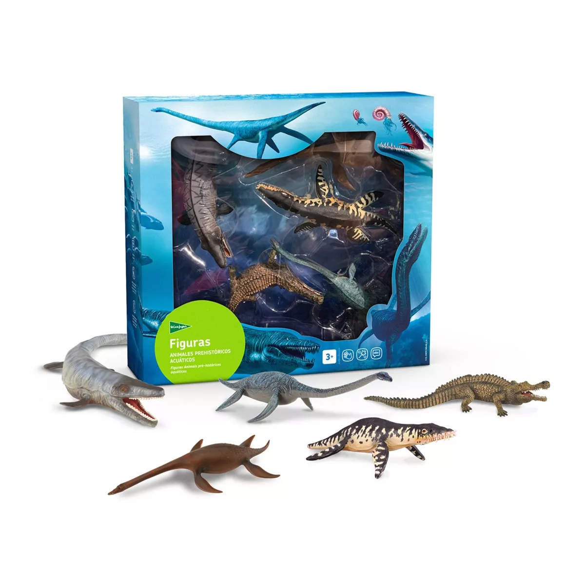 El Corte Inglés - Figuras Animales Prehistóricos Acuáticos barato