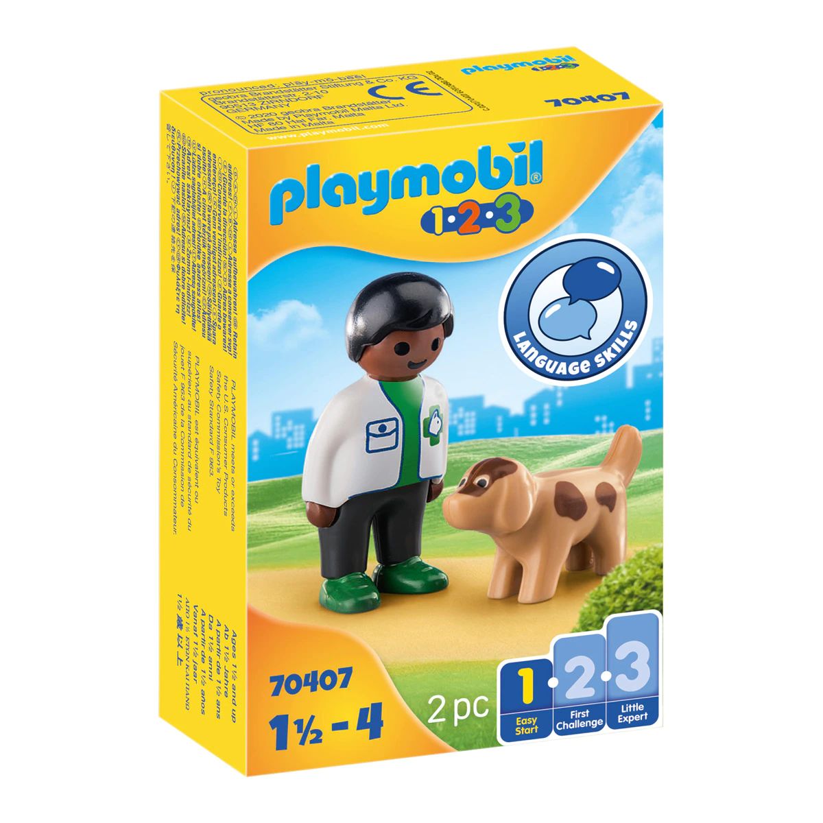 Playmobil - Veterinario Con Perro 1.2.3 En Oferta Playmobil - Veterinario Con Perro 1.2.3 Barato