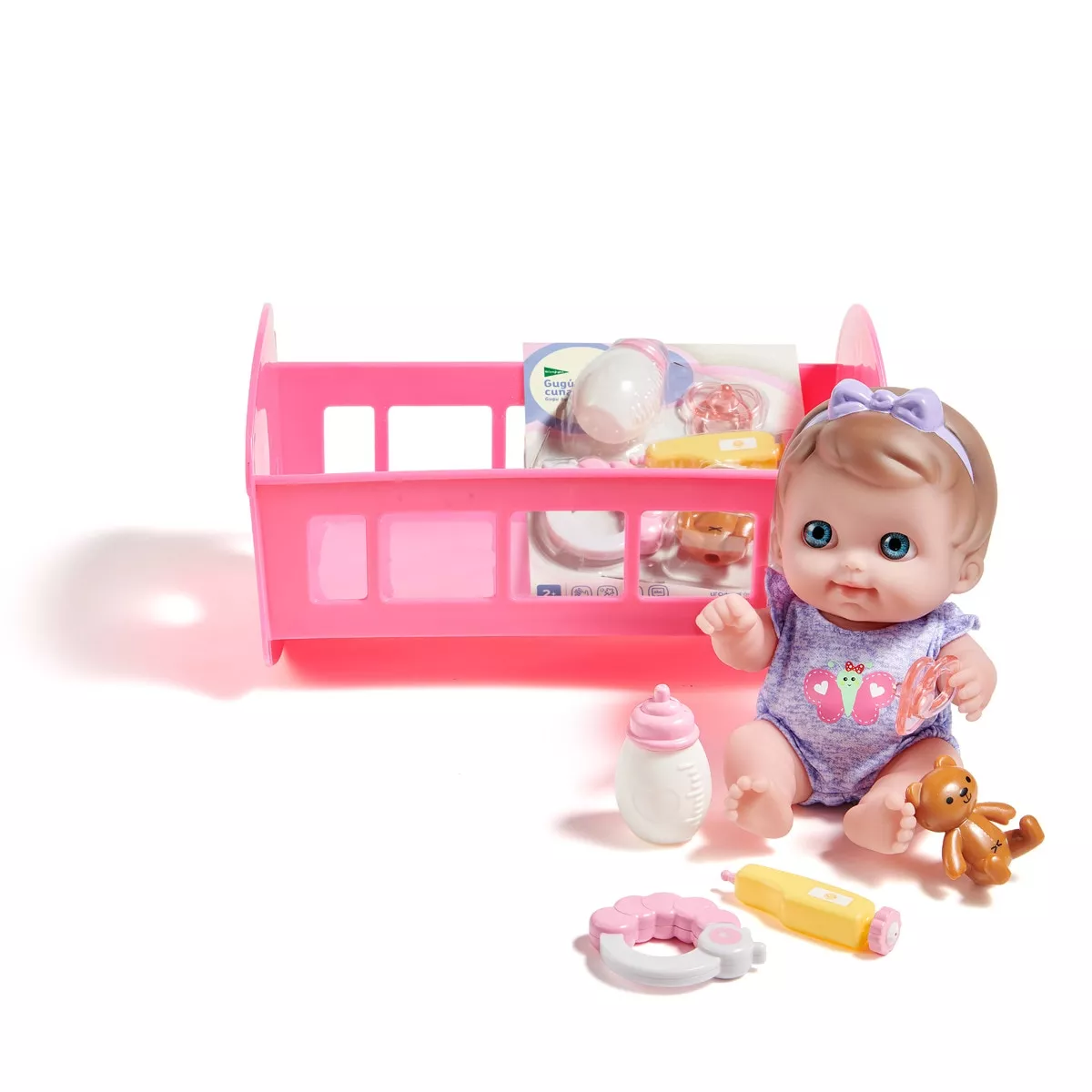 El Corte Inglés - Muñeco Con Cuna Y Accesorios Baby Gugú En Oferta El Corte Inglés - Muñeco Con Cuna Y Accesorios Baby Gugú Barato