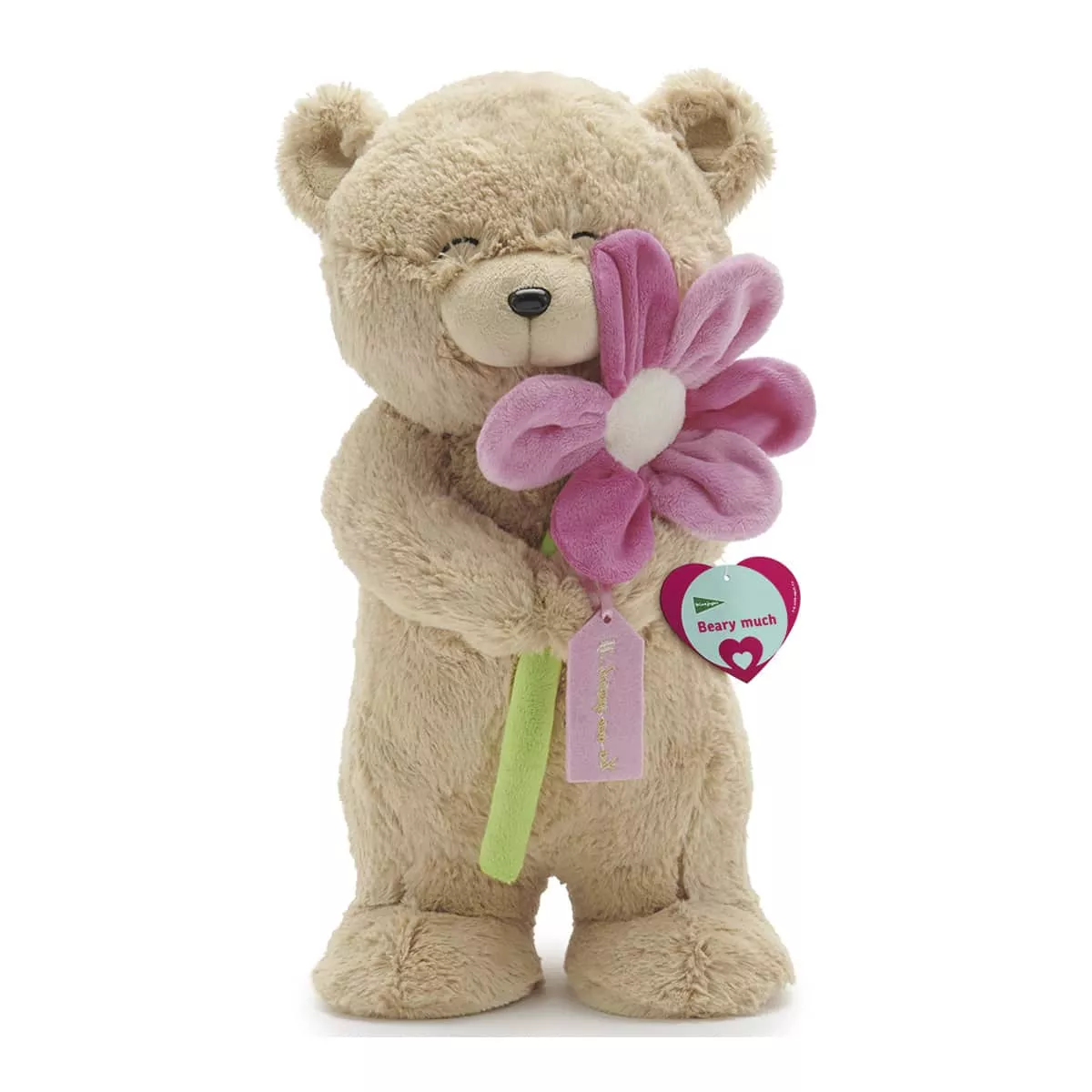 El Corte Inglés - Oso Marrón De Peluche 55 Cm Marrón Con Flor San Valentín En Oferta El Corte Inglés - Oso Marrón De Peluche 55 Cm Marrón Con Flor San Valentín Barato