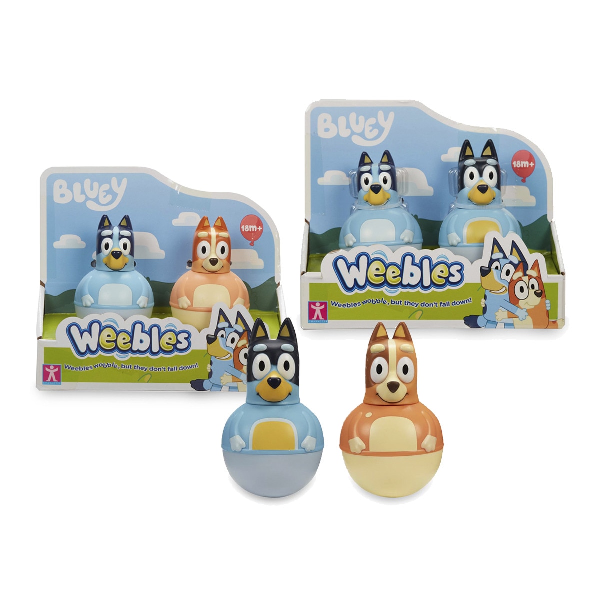 Bluey - Figuras Weebles Pack 2 barato