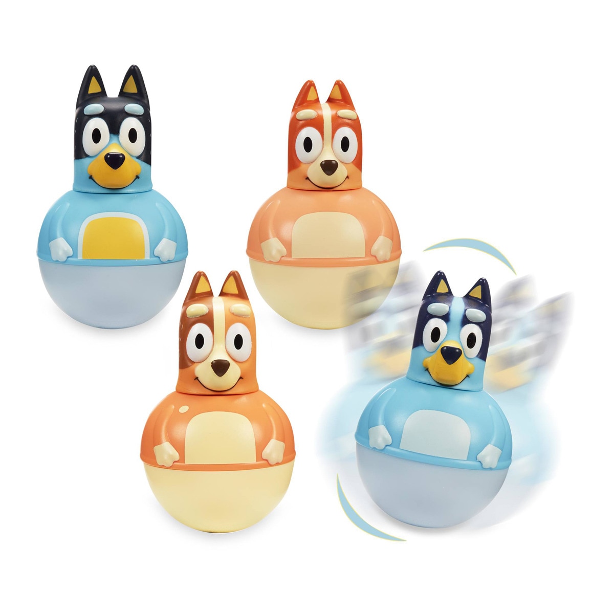 Bluey - Figuras Weebles Pack 4 Barato