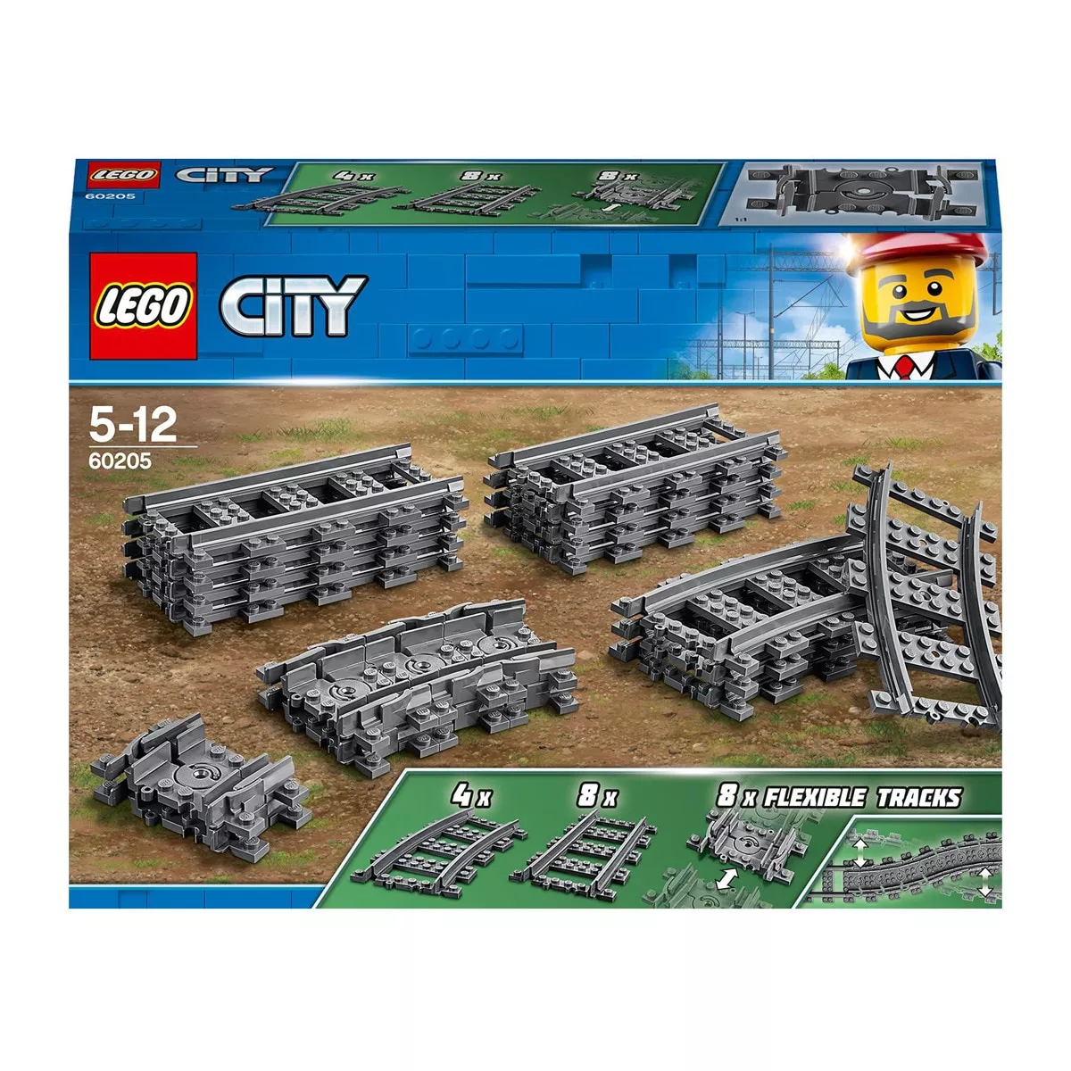 Lego - Set De Accesorios De Construcción Vías Para Tren De Juguete City En Oferta Lego - Set De Accesorios De Construcción Vías Para Tren De Juguete City Barato