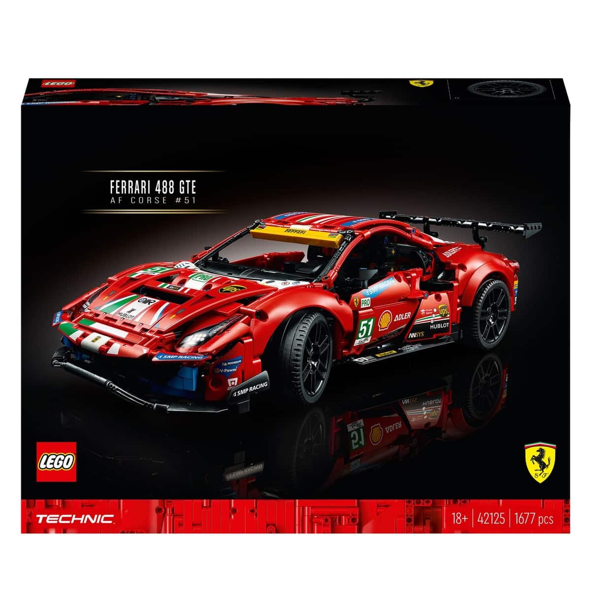 Lego - Maqueta De Coche Para Construir Ferrari 488 Gte ''Af Corse #51'' Coleccionista Technic Barato