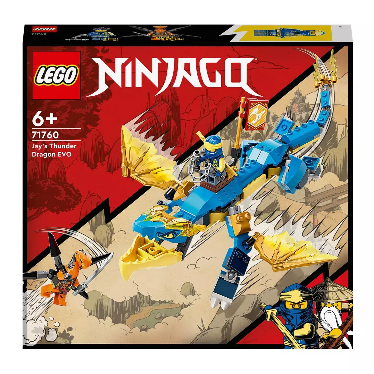 Lego - Set De Construcción Dragón Del Trueno Evo De Jay Con Bandera De Misión Coleccionable Ninjago En Oferta Lego - Set De Construcción Dragón Del Trueno Evo De Jay Con Bandera De Misión Coleccionable Ninjago Barato