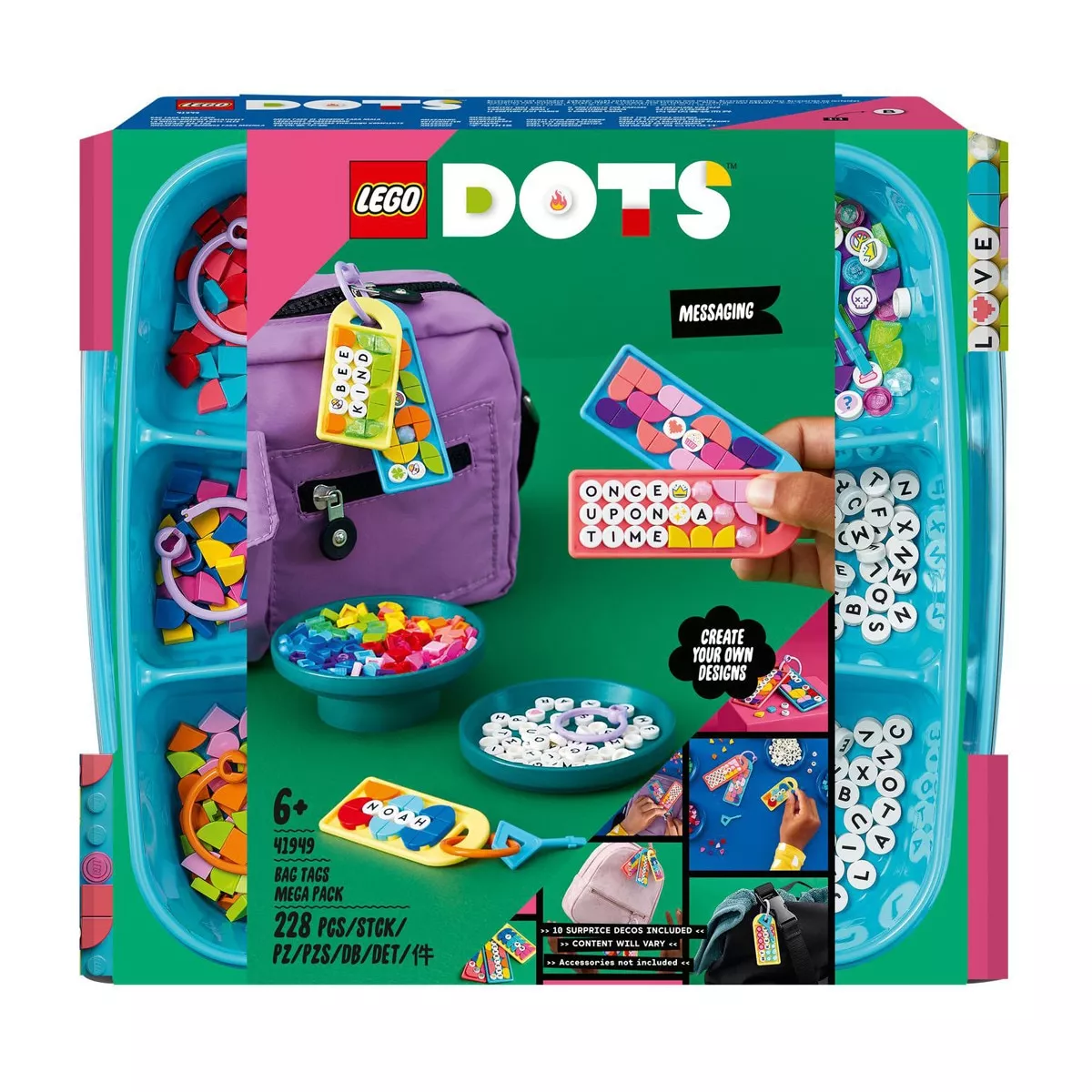 Lego - Set De Manualidades Megapack De Adornos Para Mochila: Mensajes Dots En Oferta Lego - Set De Manualidades Megapack De Adornos Para Mochila: Mensajes Dots Barato