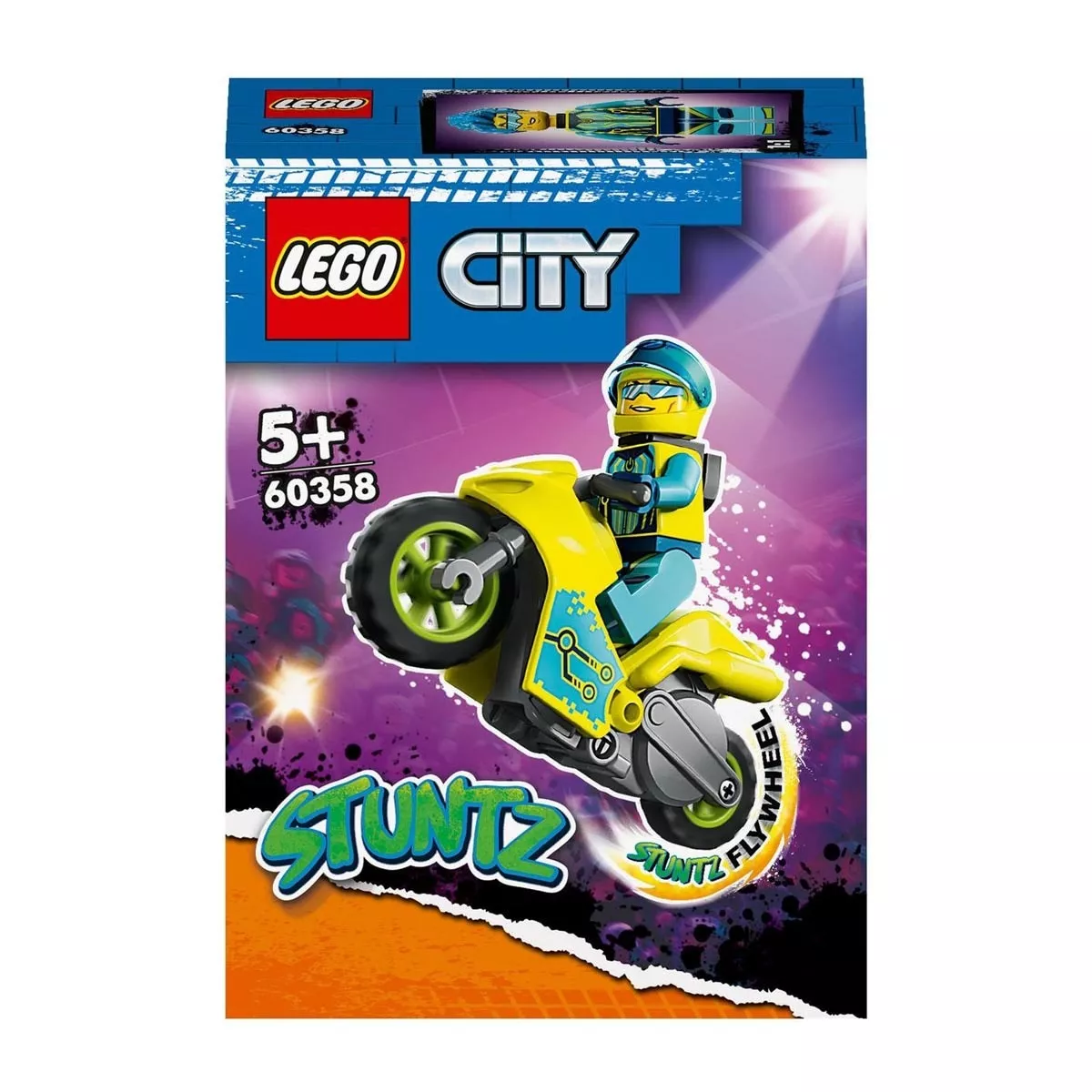 Lego - Juguete De Construcción Moto Acrobática: Cibernauta Con Piloto City Stuntz En Oferta Lego - Juguete De Construcción Moto Acrobática: Cibernauta Con Piloto City Stuntz Barato